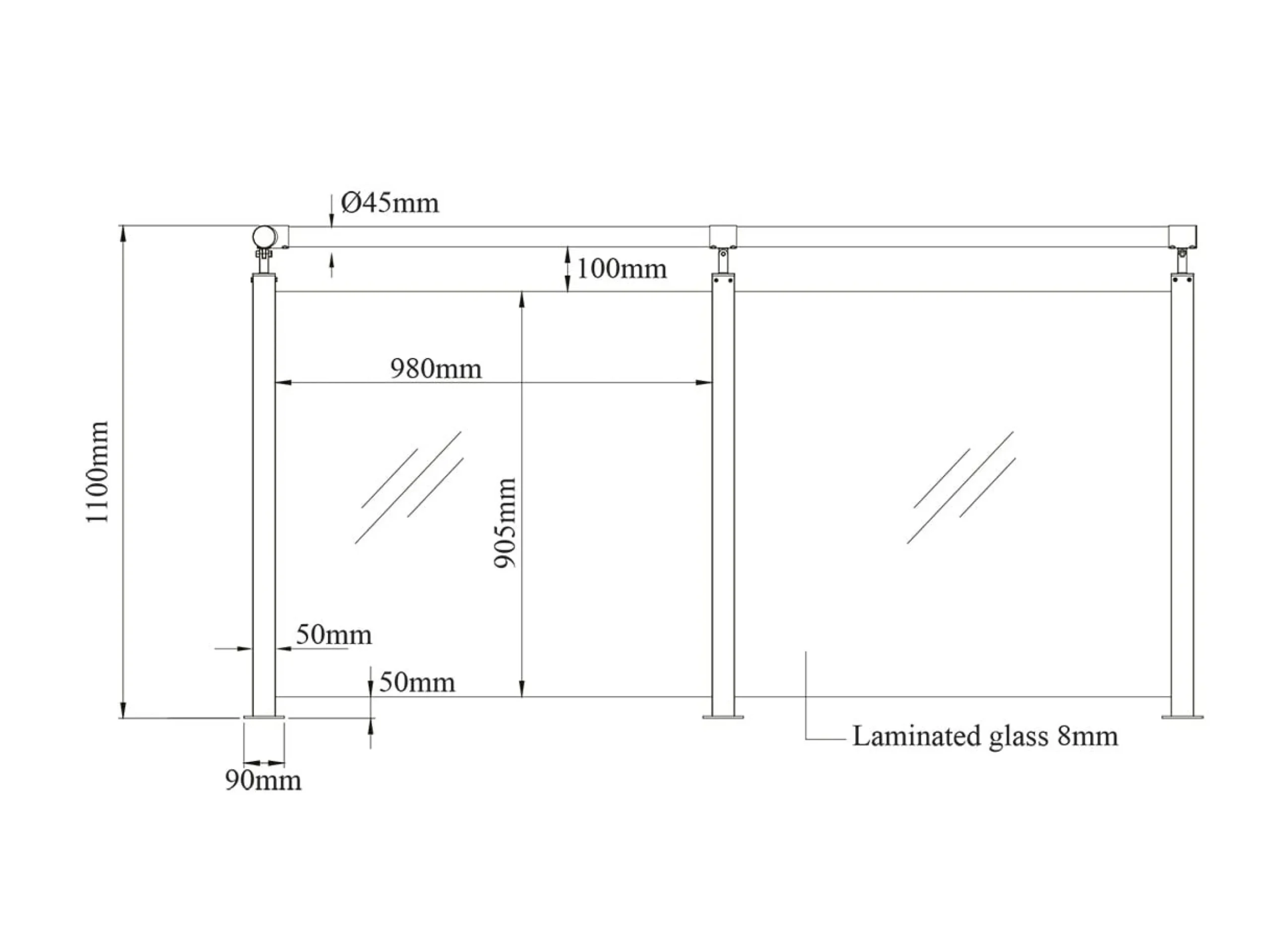 Aluminum - Glas