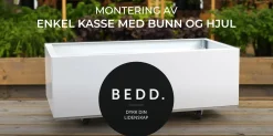 BEDD Plantekasser pu00E5 hjul