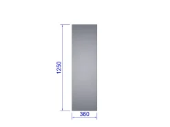 Glas til Gothic 83 cm mur