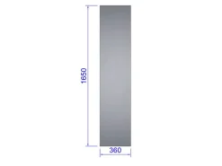 Sideglas Gothic 43 cm mur