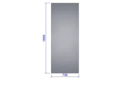 Sideglas, hu00E6rdet 4 mm Euro-Serre