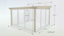 Udestue Halvtag Basic Glas