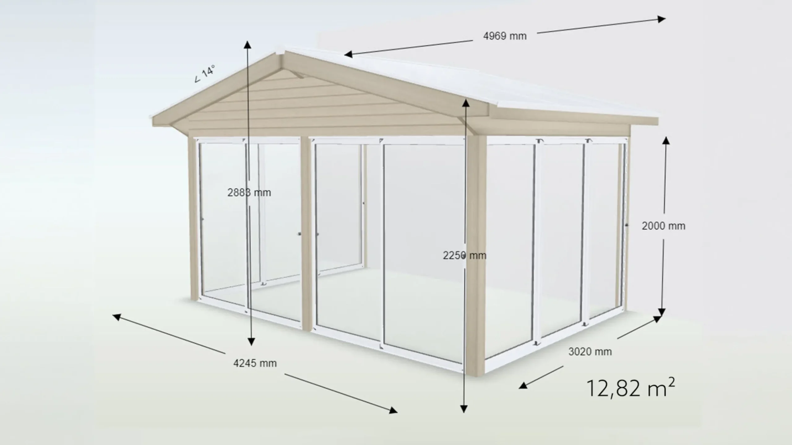Udestue Sadeltag Basic Glas