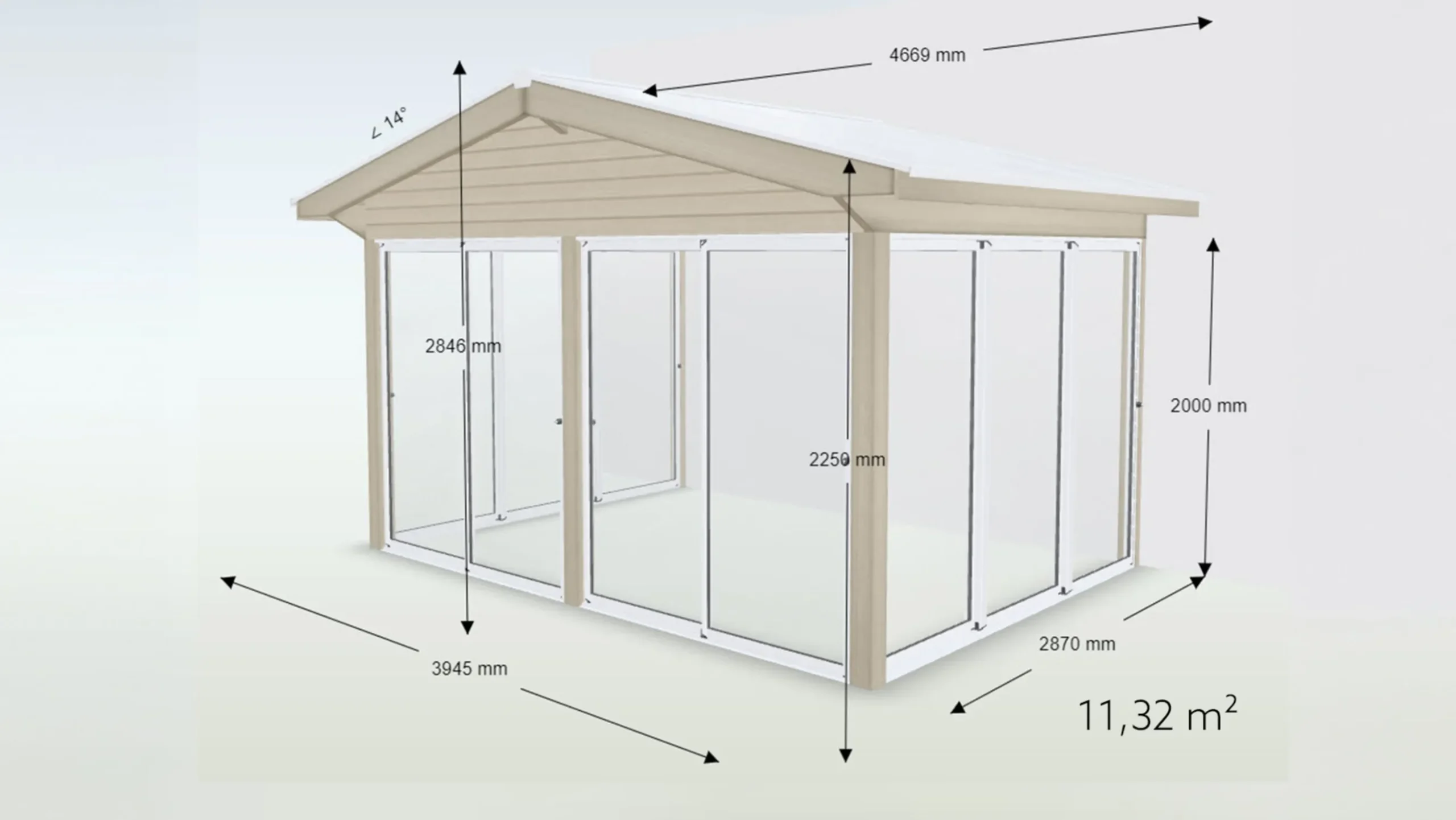 Udestue Sadeltag Basic Glas