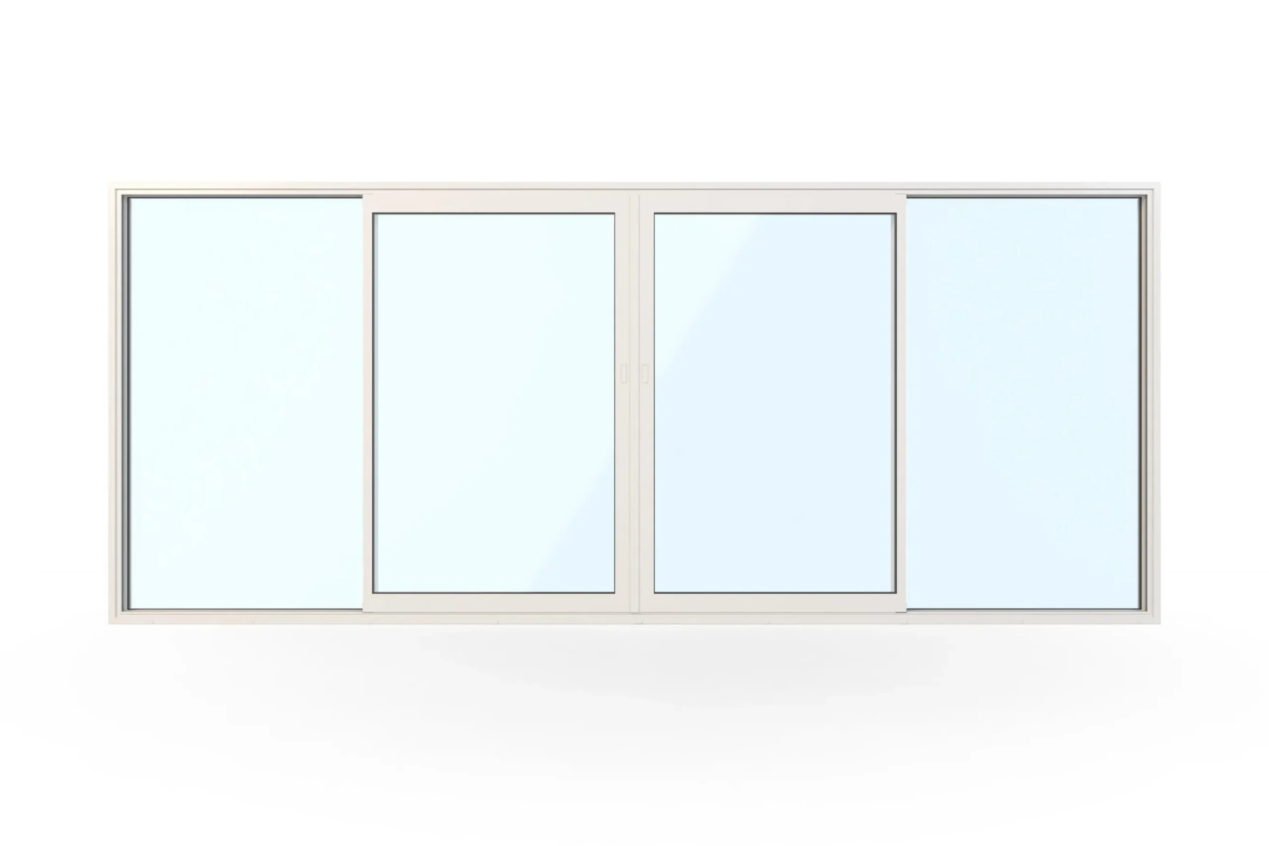 WG 100 Slimline 4-delt Facadeparti